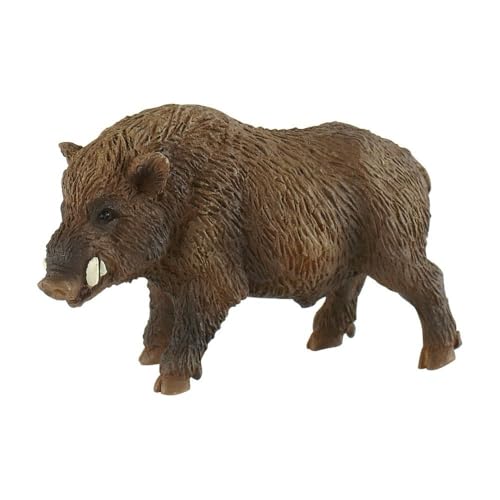 Bullyland 64446 - Spielfigur Wildschwein, ca. 8 cm große Tierfigur, detailgetreu, PVC-frei, ideal als kleines Geschenk für Kinder ab 3 Jahren von Bullyland