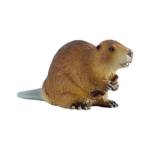 Bullyland 64456 - Spielfigur Biber, ca. 5 cm große Tierfigur, detailgetreu, PVC-frei, ideal als kleines Geschenk für Kinder ab 3 Jahren von Bullyland