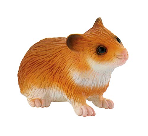 Bullyland 64610 - Spielfigur Goldhamster, ca. 5 cm große Tierfigur, detailgetreu, PVC-frei, ideal als kleines Geschenk für Kinder ab 3 Jahren von Bullyland