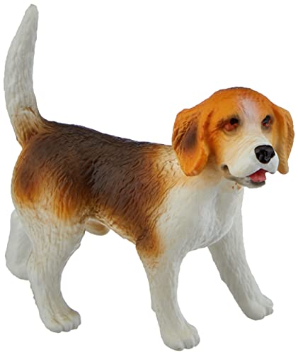 Bullyland 65424 - Spielfigur Beagle, ca. 6,2 cm große Tierfigur, detailgetreu, PVC-frei, ideal als kleines Geschenk für Kinder ab 3 Jahren von Bullyland