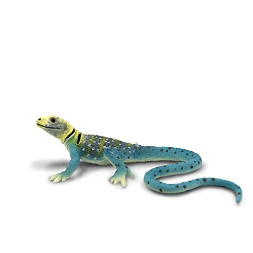 Bullyland 68488 - Spielfigur Halsband-Leguan, ca. 8,2 cm große Tierfigur, detailgetreu, PVC-frei, ideal als kleines Geschenk für Kinder ab 3 Jahren von Bullyland