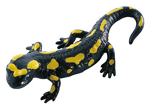 Bullyland 68493 - Spielfigur Feuer-Salamander, ca. 10,6 cm große Tierfigur, detailgetreu, PVC-frei, ideal als Tortenfigur und kleines Geschenk für Kinder ab 3 Jahren von Bullyland