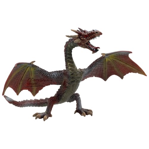Bullyland 75591 - Spielfigur Rotbrauner Drache, ca. 10,3 cm, detailgetreu, PVC-frei, ideal als kleines Geschenk für Kinder ab 3 Jahren Bullyland 75591 - Spielfigur Rotbrauner Drache, ca. 10,3 cm, detailgetreu, PVC-frei, ideal als kleines Geschenk für Kinder ab 3 Jahren von Bullyland