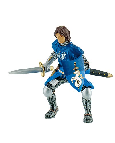 Bullyland 80784 - Spielfigur Prinz in blauer Rüstung mit Schild und Schwert, ca. 8 cm, detailgetreu, PVC-frei, ideal als kleines Geschenk für Kinder ab 3 Jahren Bullyland 80784 - Spielfigur Prinz in blauer Rüstung mit Schild und Schwert, ca. 8 cm, detailgetreu, PVC-frei, ideal als kleines Geschenk für Kinder ab 3 Jahren von Bullyland