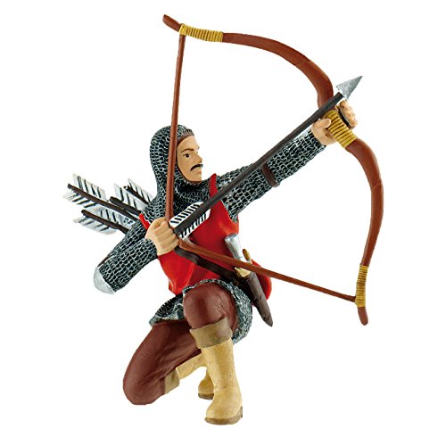 Bullyland 80787 Figur "Figurine World - Bogenschütze", rot von Bullyland