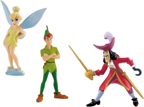 Bullyland - Disneys Peter Pan - Spielset 3 Figuren Hook Tinkerbell Pan von Bullyland