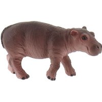 Bullyland 63692 - Nilpferd Kalb, ca. 7,8 cm, Spielfigur, Wildtier von Bullyworld