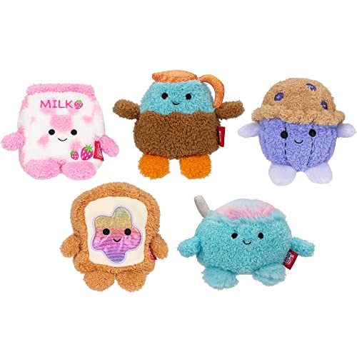 BumBumz BreakfastBumz Plüsch, 11,4 cm, 5er-Pack – Blueberry Muffin Melissa, Coffee Colton, Toast mit Rainbow Jam Timothy, Cereal Cyrus und Strawberry Milk Sunday Collectible Stuffed Toys BumBumz BreakfastBumz Plüsch, 11,4 cm, 5er-Pack – Blueberry Muffin Melissa, Coffee Colton, Toast mit Rainbow Jam Timothy, Cereal Cyrus und Strawberry Milk Sunday Collectible Stuffed Toys von BumBumz