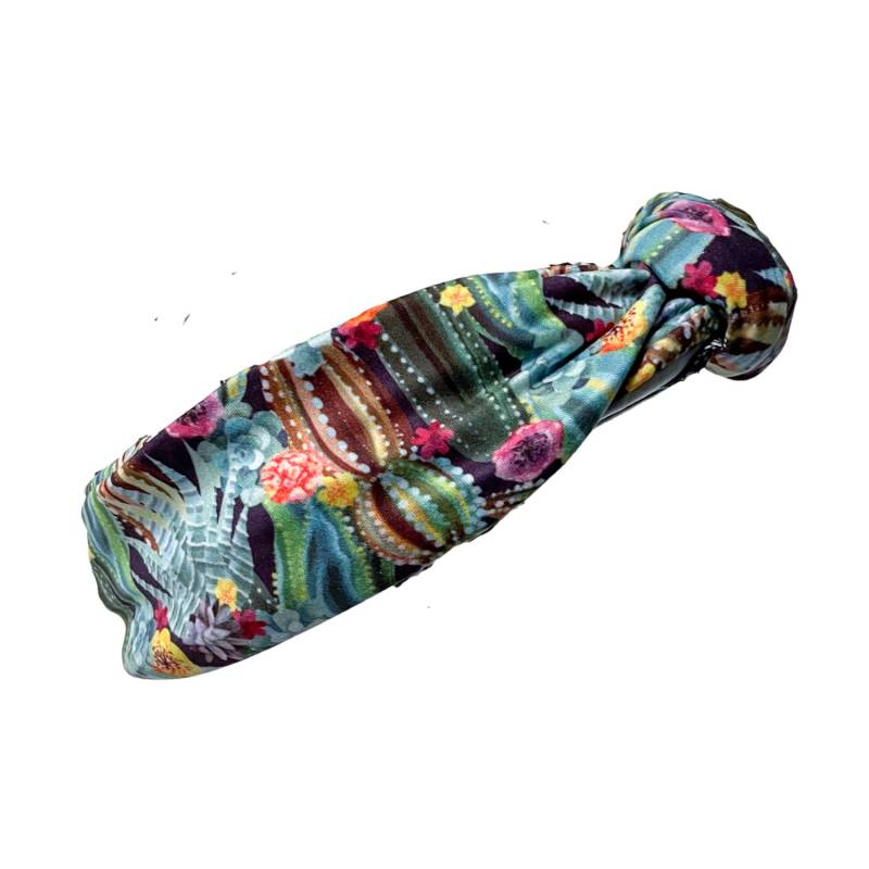 Bumblito Erwachsenen-Stirnband zum Binden - Midnight Bloom von Bumblito