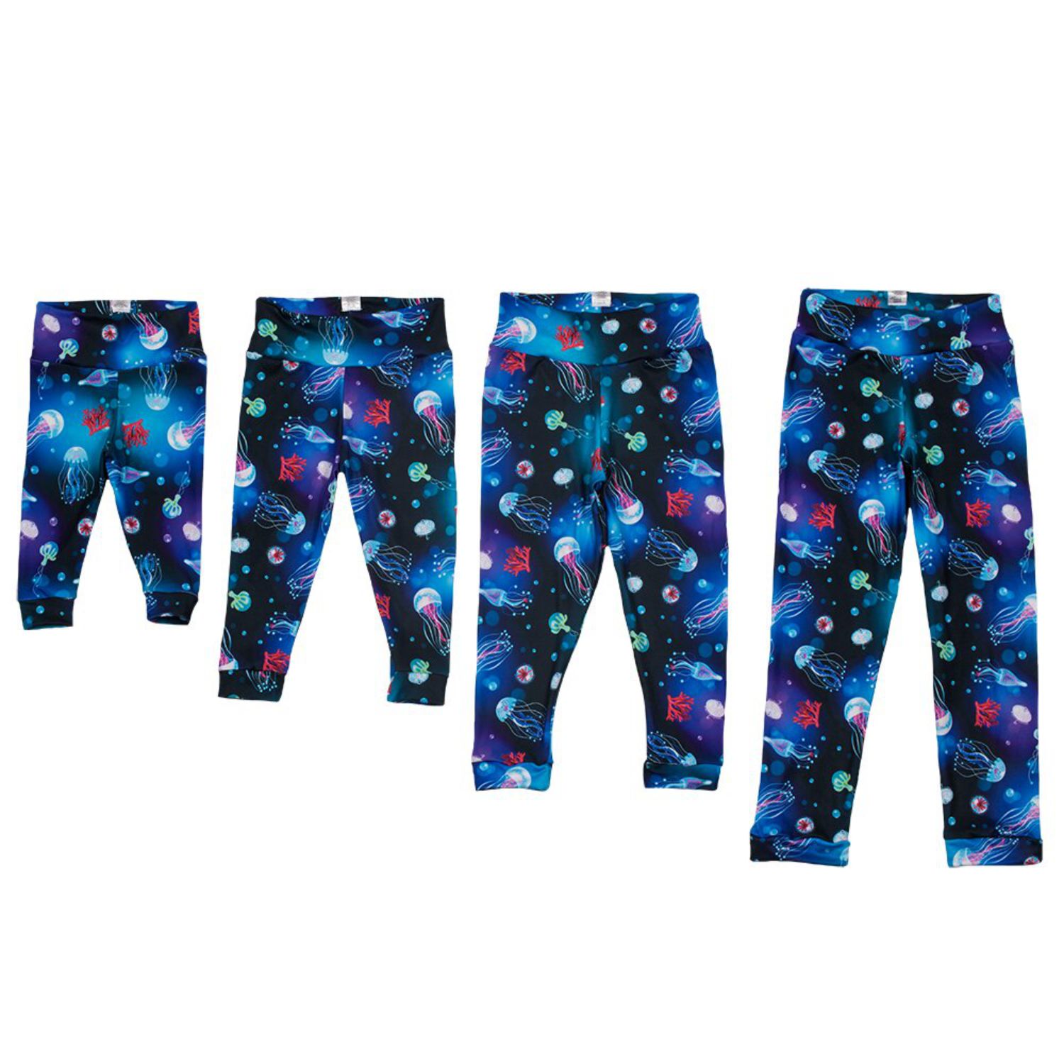 Bumblito Leggings - Ocean Blooms S (50 - 68) von Bumblito
