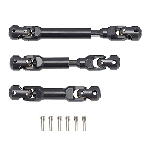 Bumdenuu 3 Stück Antriebswelle aus CVD-Metall für TRAXXAS TRX6-6 G63 6X6 1/10 Stück Upgrade für Auto mit Fernbedienung Bumdenuu 3 Stück Antriebswelle aus CVD-Metall für TRAXXAS TRX6-6 G63 6X6 1/10 Stück Upgrade für Auto mit Fernbedienung von Bumdenuu