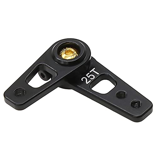 Bumdenuu Aluminium-Legierung 25T Servoarm verstellbar Winkel Doppelkopf Servo für Auto Futaba Savox Servo HD Xcore RC von Bumdenuu