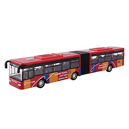 Bumdenuu Kinder Model Vehicle Bus Spielzeug Kleines Baby ZurüCkziehen Spielzeug Rot von Bumdenuu