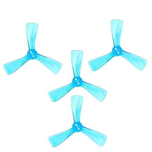 Bumdenuu für Nazgul Cine 2525 2,5 Zoll Tri-Blade / 3 Klinge Propeller Prop CW CCW für FPV ProTek25 Drone Teil-Blau von Bumdenuu