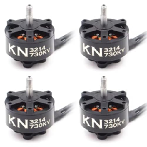 Bumiva Multi-Pack Von 4 KN 3214 730 KV Motoren für GF1050-3 10-FPV-Freestyle-Drohnen mit Langstreckenfunktion, 5-Mm-Welle von Bumiva