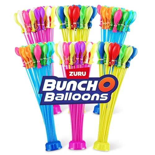 Bunch O Balloons Crazy Colour 200+ Schnell zu füllende, selbstverschweißende Wasserballons (6er Pack) von Bunch O Balloons