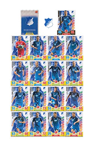 Match Attax Bundesliga 2017 2018 - TSG 1899 Hoffenheim Mannschafts-Set 18 Karten Basiskarten Clubkarte Starspieler - Deutsche Ausgabe Match Attax Bundesliga 2017 2018 - TSG 1899 Hoffenheim Mannschafts-Set 18 Karten Basiskarten Clubkarte Starspieler - Deutsche Ausgabe von Bundesliga Match Attax