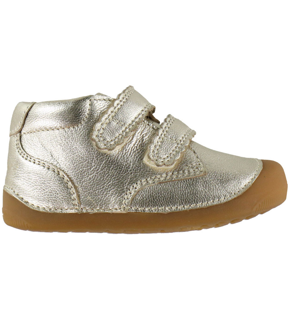 Bundgaard Lauflernschuh - Barfuß - Petit Scallop Goldie - Gold - Bundgaard - 19 - Lauflernschuhe von Bundgaard