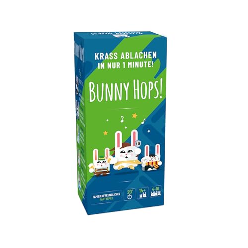 BunnyHops! | The Guessing, Miming, Describing Board Game | Guaranteed Laughter for Kids, Teens, Adults | 500 Cards Made in Europe BunnyHops! | The Guessing, Miming, Describing Board Game | Guaranteed Laughter for Kids, Teens, Adults | 500 Cards Made in Europe von BunnyHops!