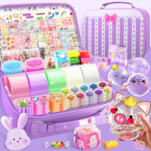 Buntwunder 106 Stück Nano Tape Bubbles Set für Kinder, Nano Klebeband Doppelseitig Craft Kits mit 5 Rollen Nanoband, Nano Tape DIY Aufklebern Bastelset Kreatives Spielzeug für Mädchen von BuntWunder