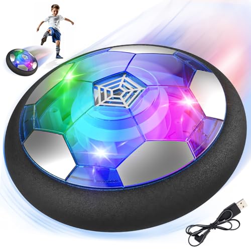 Buoeuik Air Power Fußball, Fussball Geschenke Jungen Spielzeug ab 3 4 5 6 7 8 9 10 Jahre Schwebender Luftkissen Hover Ball Indoor Leuchtender Fußball Bewegungs Spiele für Kinder Kickerbälle Eishockey Buoeuik Air Power Fußball, Fussball Geschenke Jungen Spielzeug ab 3 4 5 6 7 8 9 10 Jahre Schwebender Luftkissen Hover Ball Indoor Leuchtender Fußball Bewegungs Spiele für Kinder Kickerbälle Eishockey von Buoeuik
