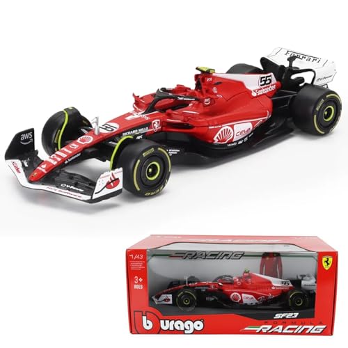 Formula 1 FERRARI SF-23 F1 GP Monza Italia 2023 - C. SAINZ 55 Pole Position - Maßstab 1:43 12cm - BBurago 18-36836 von Bburago