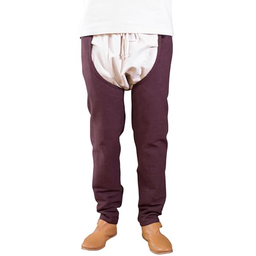 Burgschneider - Beinlinge Brandolf - Braun (L, Unisex, Baumwolle) Historisch - High Medieval von Burgschneider