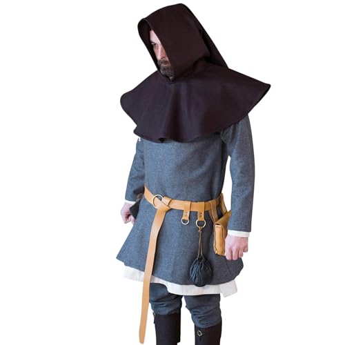 Burgschneider - Gugel Cucullus - Braun (Standard, unisex, Blazer) Historisch - Medieval von Burgschneider
