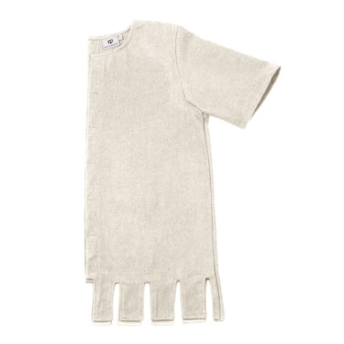 Burgschneider - Linke Seite Surcot Aleran Natur (L, Unisex, Wolle) Historisch - High Medieval von Burgschneider