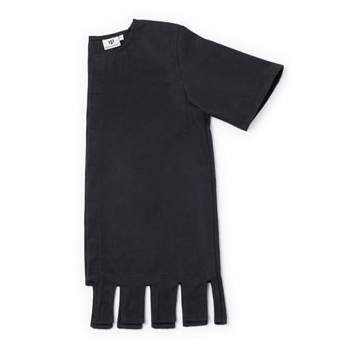 Burgschneider - Linke Seite Surcot Aleran Schwarz (XL, Unisex, Wolle) Historisch - High Medieval von Burgschneider