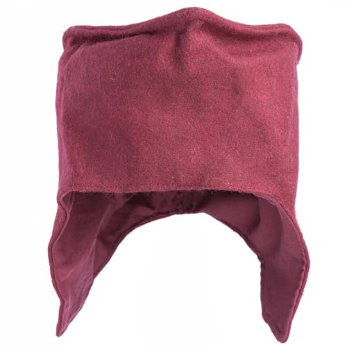 Burgschneider - Magierhut Adis - Rot (M, Unisex, Wolle) Mittelalter, Fantasy - Medieval Inspired Fantasy Costume von Burgschneider