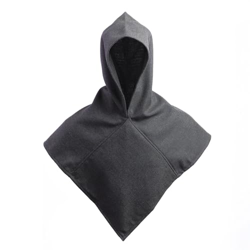 Burgschneider - Skjoldehamn Gugel Knud Fischgrät - Schwarz Grau (HerringKnochen Schwarz/Grau, L/XL) (Cowl, Herringbone (60% Wool, 37% Polyester, 3% Nylon)) - Unisex von Burgschneider