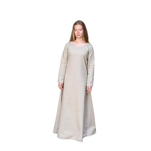 Burgschneider - Unterkleid Freya - Hanf (XXL, Unisex, Baumwolle) Historisch - Early Medieval, Viking von Burgschneider