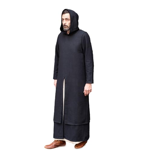 Burgschneider - Wappenrock Thibaud - Schwarz (XXL, Unisex, Baumwolle) Historisch - High Medieval von Burgschneider
