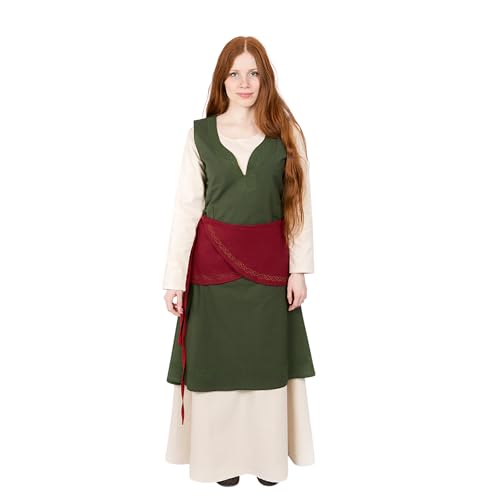 Burgschneider - Wickelgürtel Ketra Wollfilz - Rot (L, Unisex, Wolle) Mittelalter, Fantasy - von Burgschneider