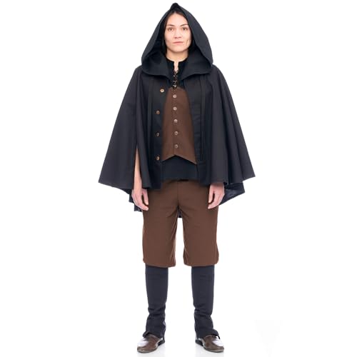 Dungeons&Dragons Call to Arms Kämpfer Kostümset (Bordeaux/Schwarz, XXXL) von Burgschneider