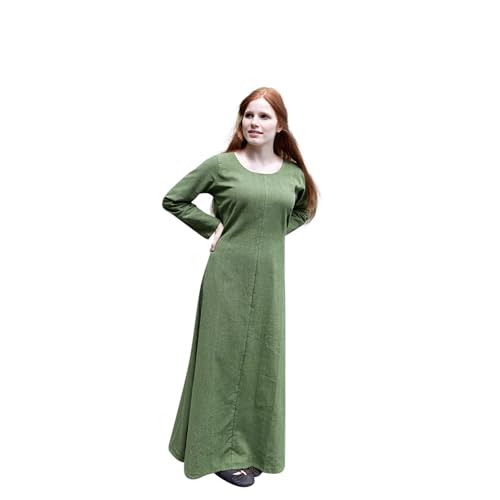 Burgschneider - Unterkleid Freya - Lindgrün (XXL, Unisex, Baumwolle) Historisch - Early Medieval, Viking Burgschneider - Unterkleid Freya - Lindgrün (XXL, Unisex, Baumwolle) Historisch - Early Medieval, Viking von Burgschneider