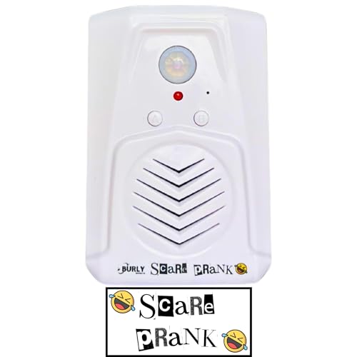 Burly Effects Scare Prank - Bewegungsaktivierter Soundplayer mit Lautsprecher - Wählen Sie über 30 verschiedene Geräusche und fügen Sie Ihre eigenen benutzerdefinierten Sounds mit USB-Anschluss hinzu Burly Effects Scare Prank - Bewegungsaktivierter Soundplayer mit Lautsprecher - Wählen Sie über 30 verschiedene Geräusche und fügen Sie Ihre eigenen benutzerdefinierten Sounds mit USB-Anschluss hinzu von Burly Effects
