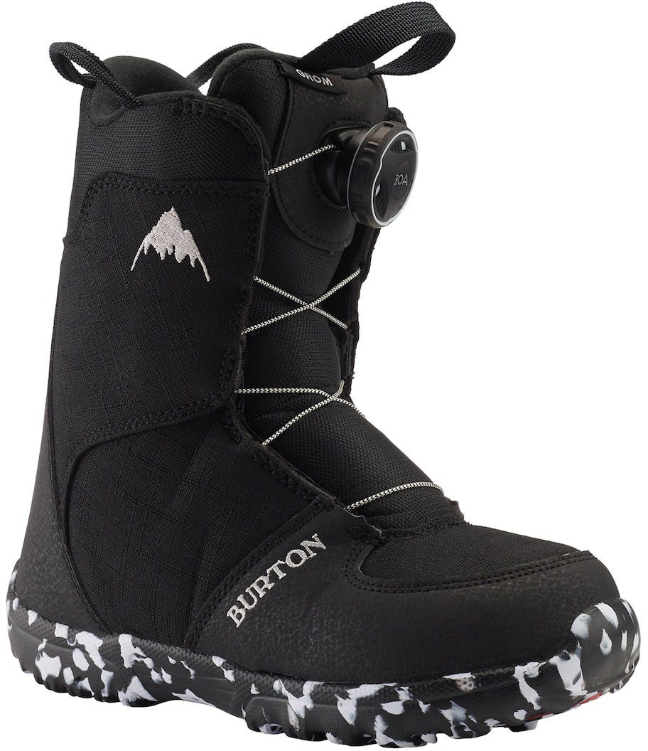 Burton Grom Boa Snowboardboots, Schwarz 31,5 von Burton