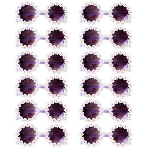 Burulria Runde Blumen-Sonnenbrille für Kinder, Gänseblümchen-Sonnenbrille, Sonnenschutzbrille für Den Außenbereich, Strand, Geburtstagsgeschenk, Burulria Runde Blumen-Sonnenbrille für Kinder, Gänseblümchen-Sonnenbrille, Sonnenschutzbrille für Den Außenbereich, Strand, Geburtstagsgeschenk, von Burulria