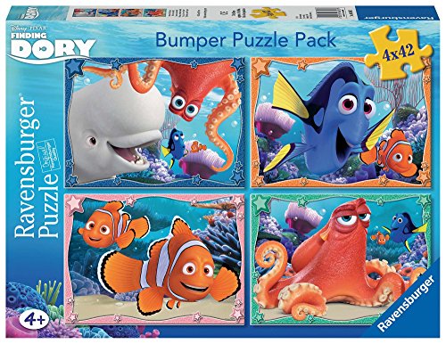 Suchen Dory – Bumper Pack, 4 x 42 Teile Puzzle (Ravensburger 06856) von Buscando a Dory