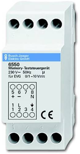 Busch-Jaeger 4fach Rahmen Duro 2000 SI Linear Creme-Weiß, Perlweiß 2CKA001754A4098 von Busch-Jaeger