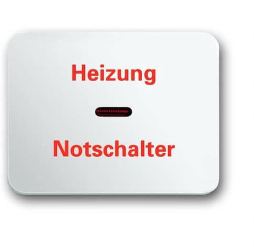 Busch-Jaeger Abdeckung Heizungs-Notschalter Alpha exclusiv, Alpha Nea Verkehrsweiß, Weiß 2CKA00175 von Busch-Jaeger