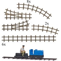 Busch - A-Set: Gartenbahn H0 von Busch Modellspielwaren
