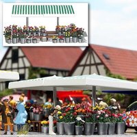 BUSCH 1072 H0 Marktstand »Blumen« BUSCH 1072 H0 Marktstand »Blumen« von Busch