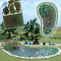 BUSCH 1210 H0 Gartenteich-Set von Busch