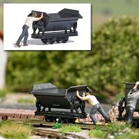 BUSCH 12450 H0 Action Set: Lore schieben BUSCH 12450 H0 Action Set: Lore schieben von Busch
