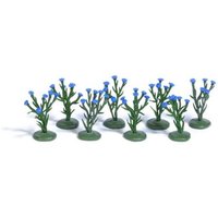 BUSCH 1247 H0 8 Kornblumenpflanzen von Busch