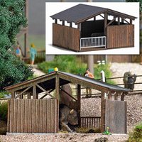 BUSCH 1584 H0 Offenstall BUSCH 1584 H0 Offenstall von Busch