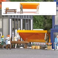 BUSCH 1821 H0 Marktstand Aufbau BUSCH 1821 H0 Marktstand Aufbau von Busch